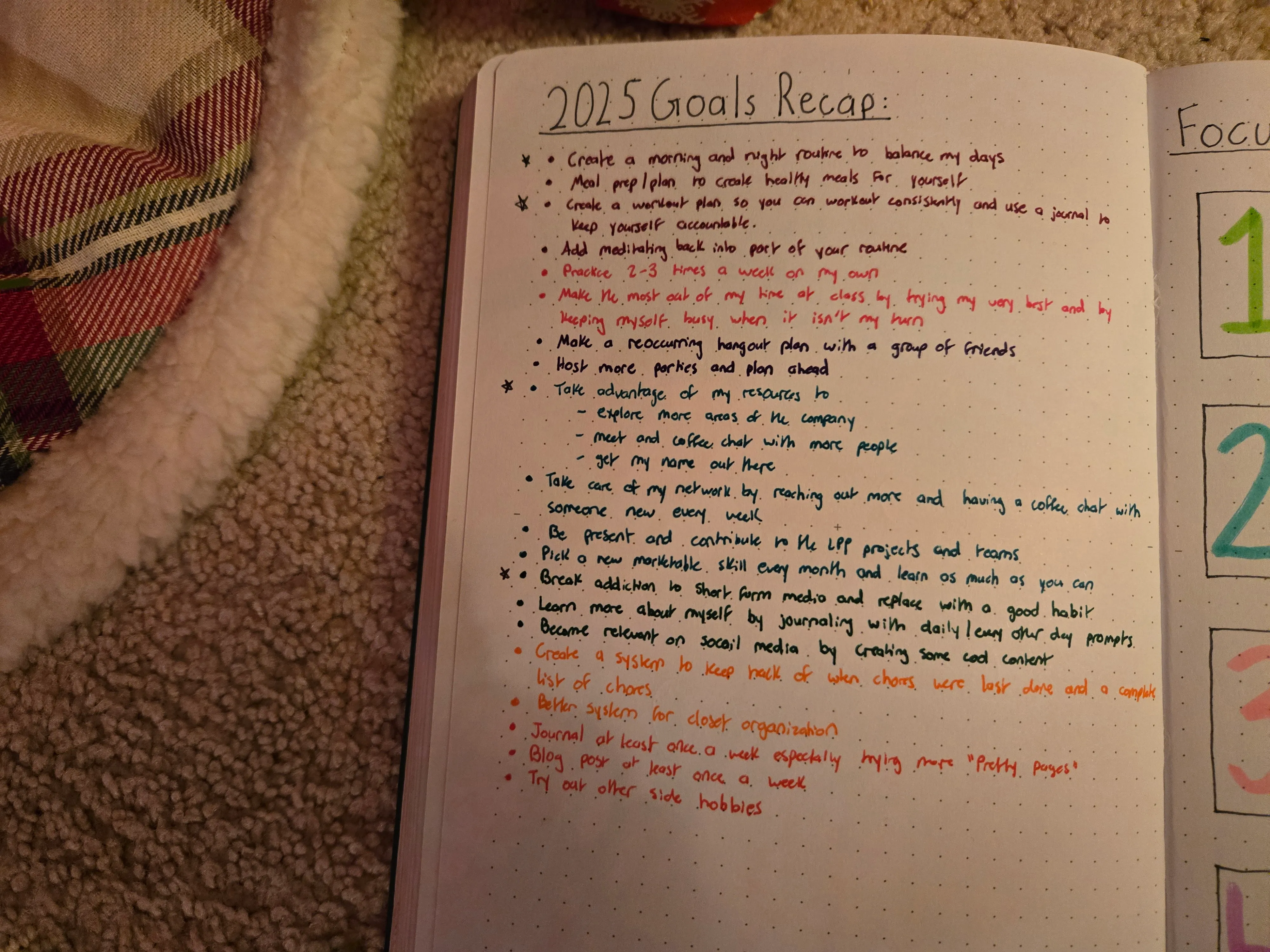 Goal List 1